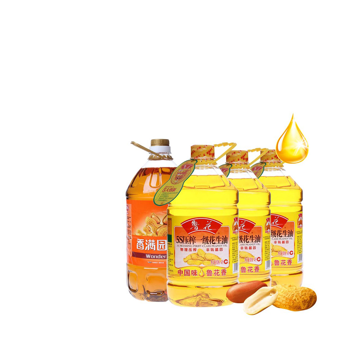 鲁花花生食用油_泰禾天丰粮油调味